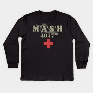 MASH 4077th Kids Long Sleeve T-Shirt